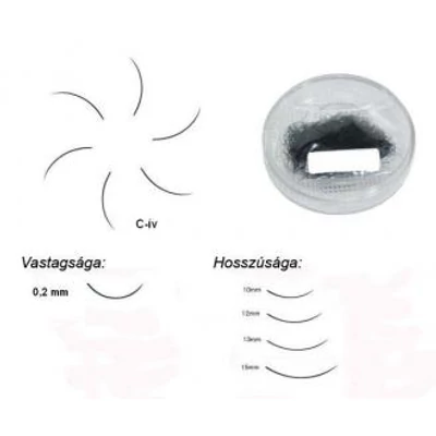 3D műszempilla C9 (0,2 mm/0,25 g)